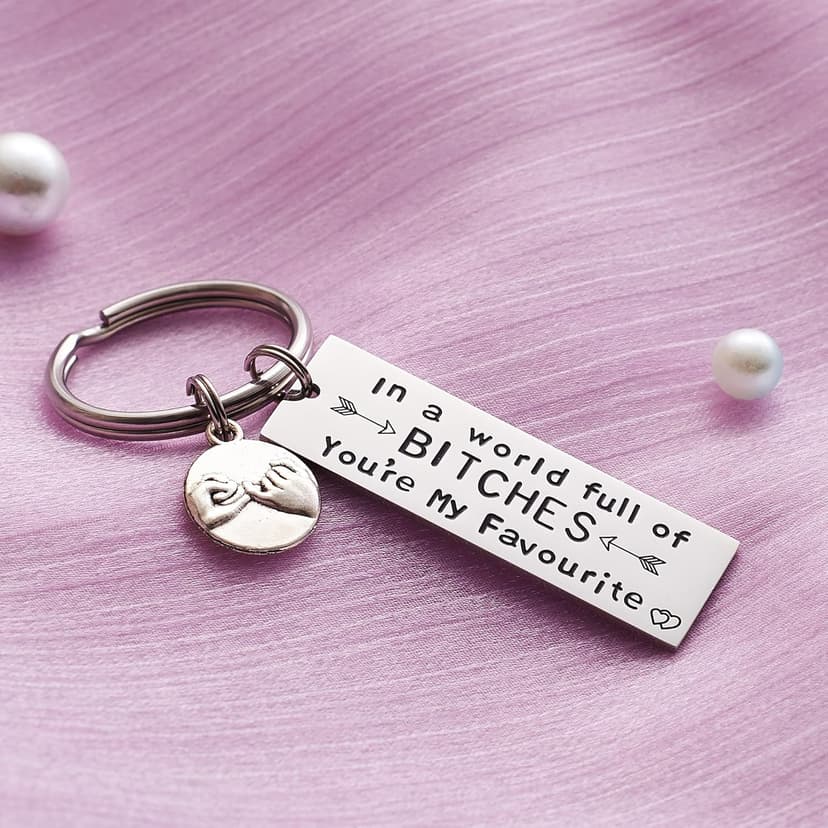 Melix Home Best Friend Keychain Friendship Gifts Sister Cute Keychains for BFF Gift Ideas