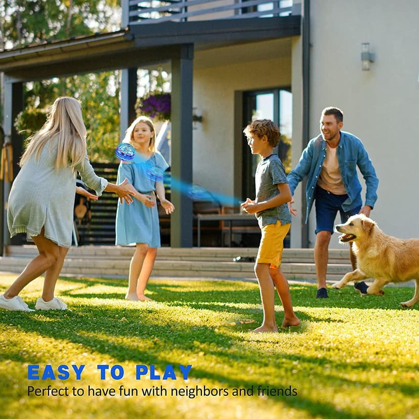 2025 Flying Orb Ball Toy,Cosmic Globe Boomerang Hover Ball Galactic Fidget Spinner, Hand Drone Orbit, Cool Toys Gift for 6 7 8 9 10+ Year Old Boys Girls Teens Outdoor Toys(Blue)