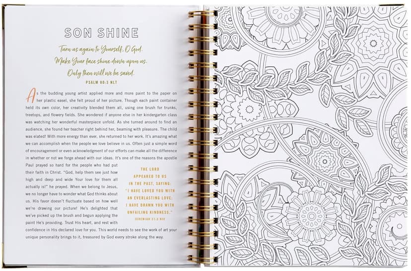 Set Your Mind on Things Above: Devotional Coloring Book