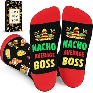 ZAGKOO Gifts for Teachers, Nurses, Bosses, Coaches - Funny Novelty Socks for Men, Women - Christmas, Thank You Gift Ideas