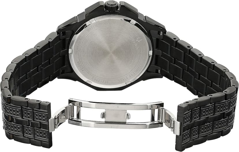 Bulova Men's Crystal Octava Chronograph Quartz Watch, Pave Crystal Dial