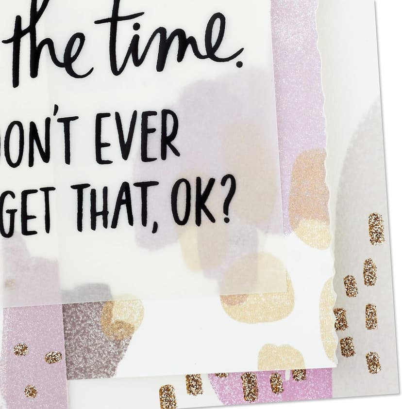 Hallmark Anniversary Card for Husband, Wife, Boyfriend, Girlfriend (Love You All the Time)