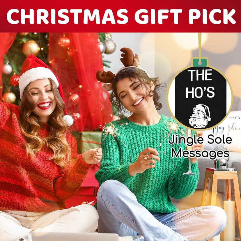 Christmas Gifts Stocking Socks - Xmas Stocking Stuffers for Men Women Secret Santa Gifts for Men Women