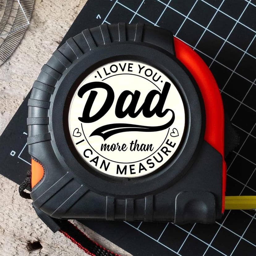 Dad Gifts from Daughter Son for Fathers Day Measure Tape - Cool Fathers Day Presents - Birthday Gifts for New Girl Son Best Dad - Woodworking Carpenter Measuring Tape