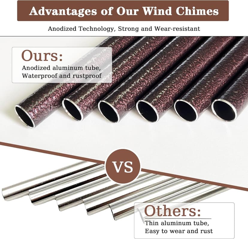 Thank You Gifts for Women Men, 32" Wind Chimes Thank You Gifts, Appreciation Gifts for Employee Coworkers Colleague Teachers Nurses, Thanksgiving Day Gifts for Family Friends