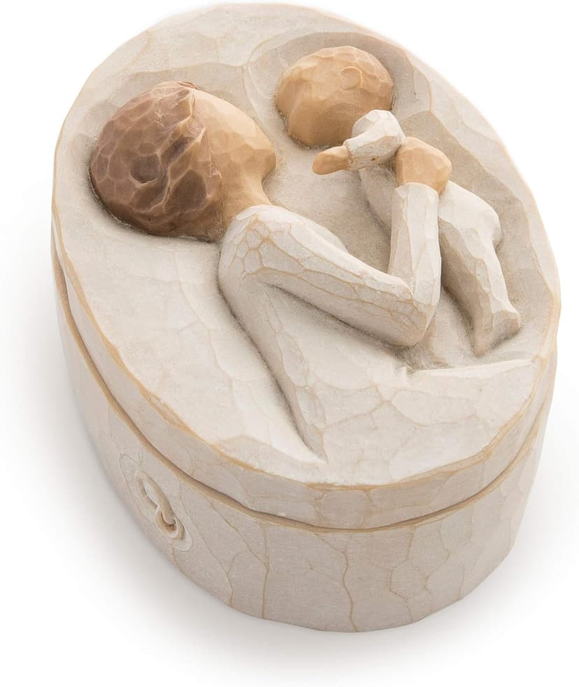 Willow Tree Grandmother, Love that Transcends the Years, Box for Jewelry and Treasures, Reminder of Those you Love who Call you Grandma, Sculpted Hand-Painted Keepsake Box