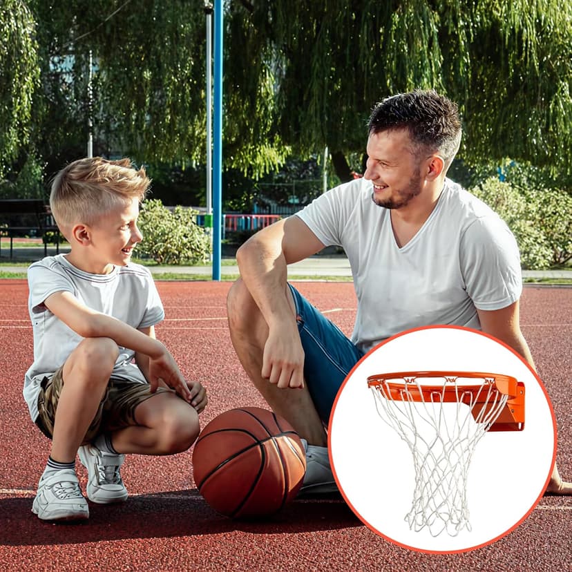 Heavy Duty Basketball Net Replacement - All Weather Anti Whip, Fits Standard Indoor or Outdoor Rims - 12 Loops - Basketball Hoop Net Replacement Outdoor
