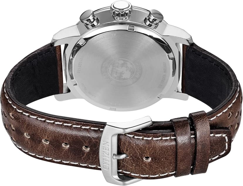 Citizen Men's Eco-Drive Weekender Brycen Chronograph Watch Stainless Steel Case