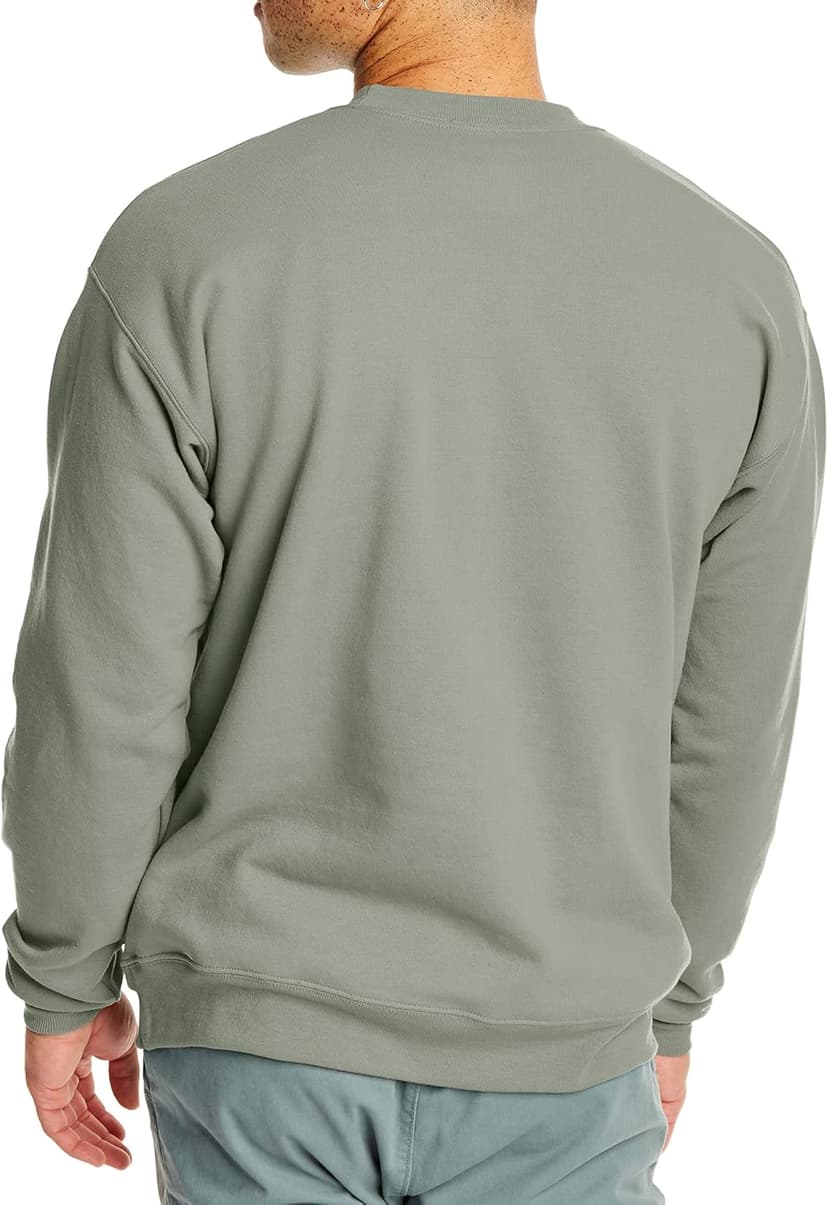 Hanes Men's Ecosmart Fleece Sweatshirt, Pullover Crewneck Sweatshirt, Big & Tall, 1 or 2 Pack