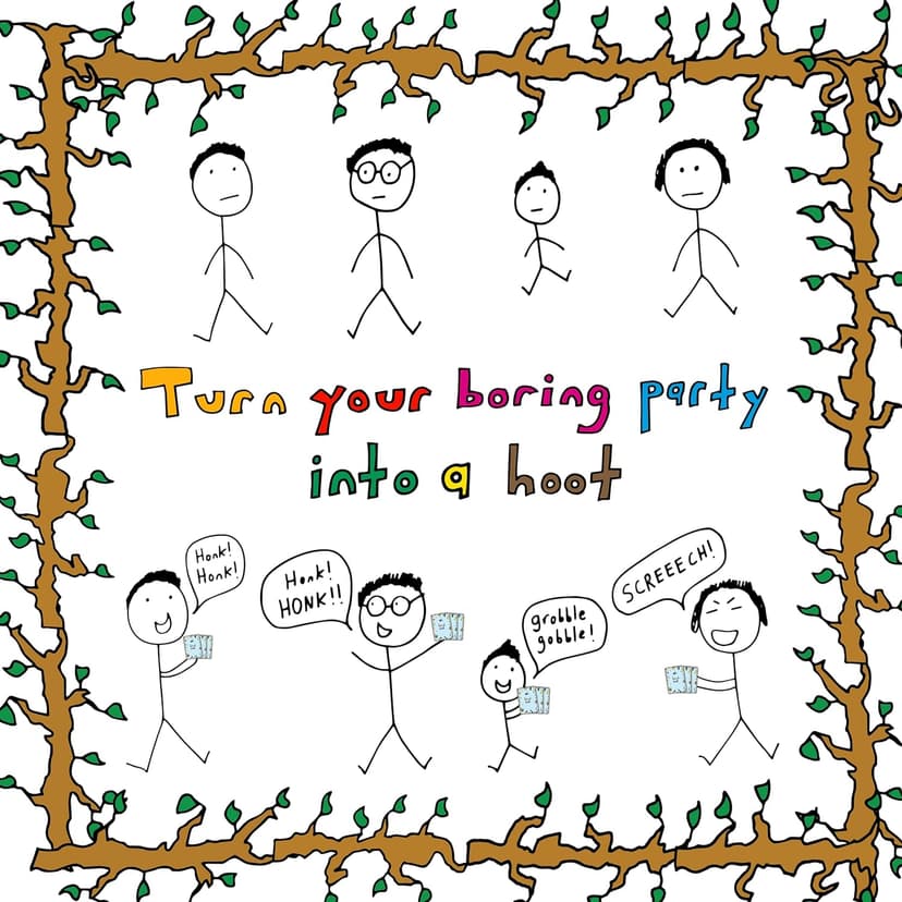 Bird Call - A Lively and Delightfully Absurd 5-Minute Party Game - High Energy Game - Bird Gifts - Bird Watching Gifts - Gifts For Bird Lovers - Funny Stocking Stuffer - 3-8 Players And Ages 7+