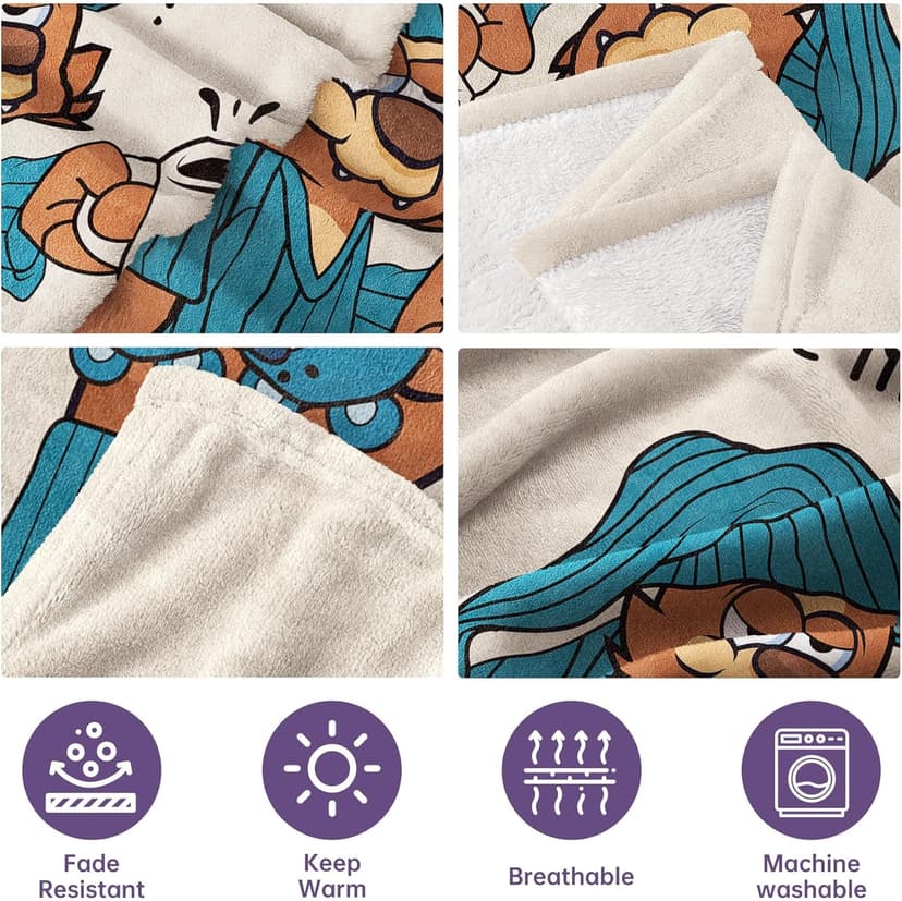 SteadStyle Dad Gifts from Daughter or Son, Dad Birthday Gifts Blanket, Father Gift for Father's Day, Christmas, Thanksgiving, Fluffy Blanket for Daddy, 60'' x 50'' (Beige)