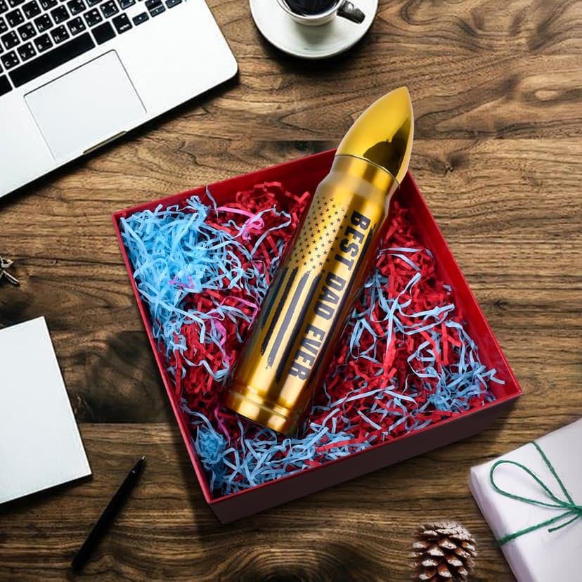 Gifts for Dad from Daughter Wife 17oz Stainless Steel Bullet Tumbler, Coffee Mug Birthday Gifts for Men Grandpa on Christmas Anniversary Valentines Fathers Day Stocking Stuffers for Men