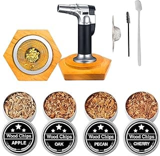 Bourbon Whiskey Gifts for Men Dad - Cocktail Smoker Kit with Torch, Birthday Anniversary Unique Gifts for Dad Boyfriend Husband Grandpa, Smoked Bourbon Kit, Mens Gifts Ideas