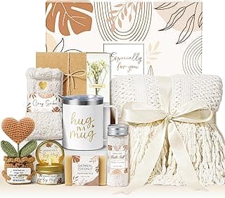 Self Care Gifts Get Well Soon Gift Baskets for Women, Christmas Birthday Gifts for Women Care Package, Unique Sympathy Gift Baskets Spa Thinking of You Gifts Set for Mom Best Friend Sister Wife Her