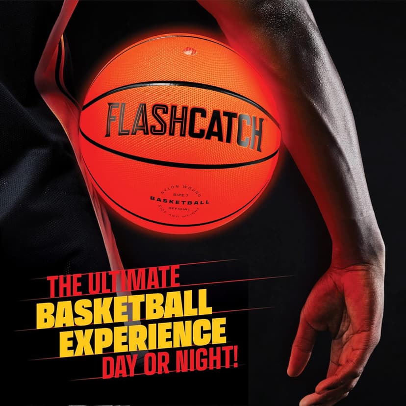 Light Up Basketball - Glow in The Dark - Sports Gear Accessories Gifts for Boys 8-15+ Year Old - Kids Teens Gift Birthday Ideas - Teen Boy Toys Ages 8 9 10 11 12 13 14 15 Outdoor Teenager