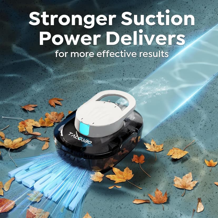 S1 PRO Cordless Pool Vacuum – Powerful Robotic Cleaner for Above-Ground Pools up to 1076 Sq.ft, 120-Min Runtime, 2.5H Fast Charging, Smart Auto-Parking Design