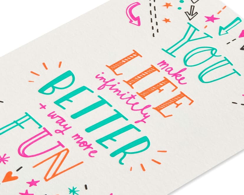 Papyrus Valentines Day Card for Friend (Having You In My Life)