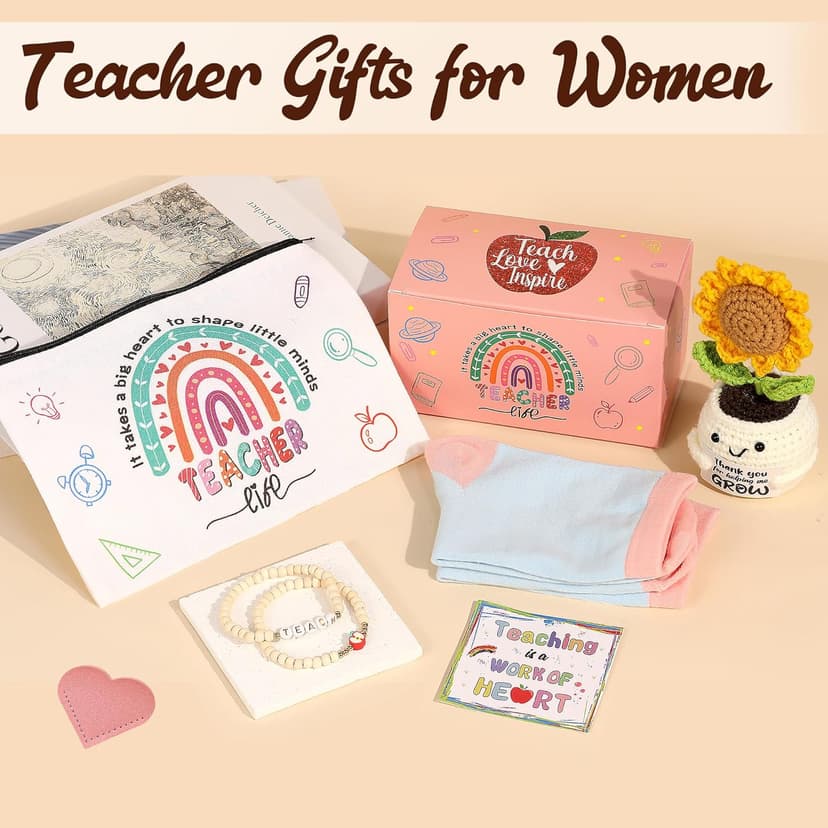 U-Goforst Teacher Appreciation Gifts for Women, Teacher Christmas Gifts Supplies, Birthday Back to School Valentine Graduation Retirement