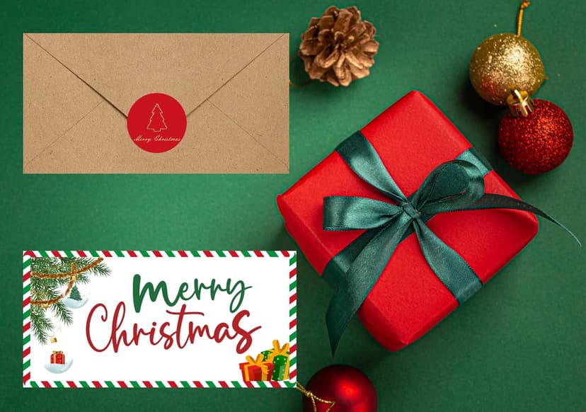 30 Pack Gift Certificates for Business with 30 Kraft Envelopes 30 Stickers for Holiday Christmas Small Business Restaurants Spa Beauty Makeup Hair Salon