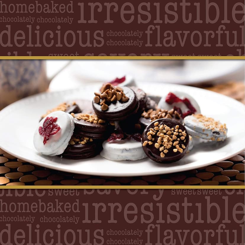 Barnett’s Chocolate Cookies Favors Easter Gift Box Sampler, Gourmet Christmas Holiday Corporate Food Gifts, Mothers & Fathers Day, Birthday or Get Well Care Package Idea, 6 Unique Flavors