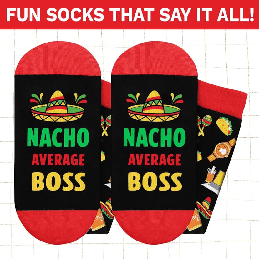 ZAGKOO Gifts for Teachers, Nurses, Bosses, Coaches - Funny Novelty Socks for Men, Women - Christmas, Thank You Gift Ideas