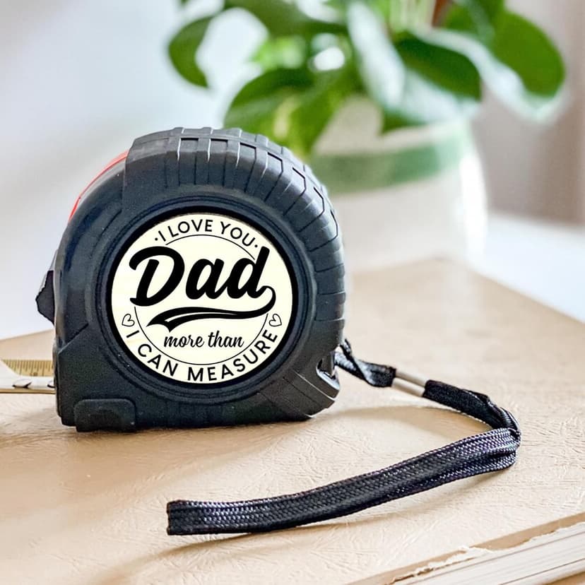 Dad Gifts from Daughter Son for Fathers Day Measure Tape - Cool Fathers Day Presents - Birthday Gifts for New Girl Son Best Dad - Woodworking Carpenter Measuring Tape
