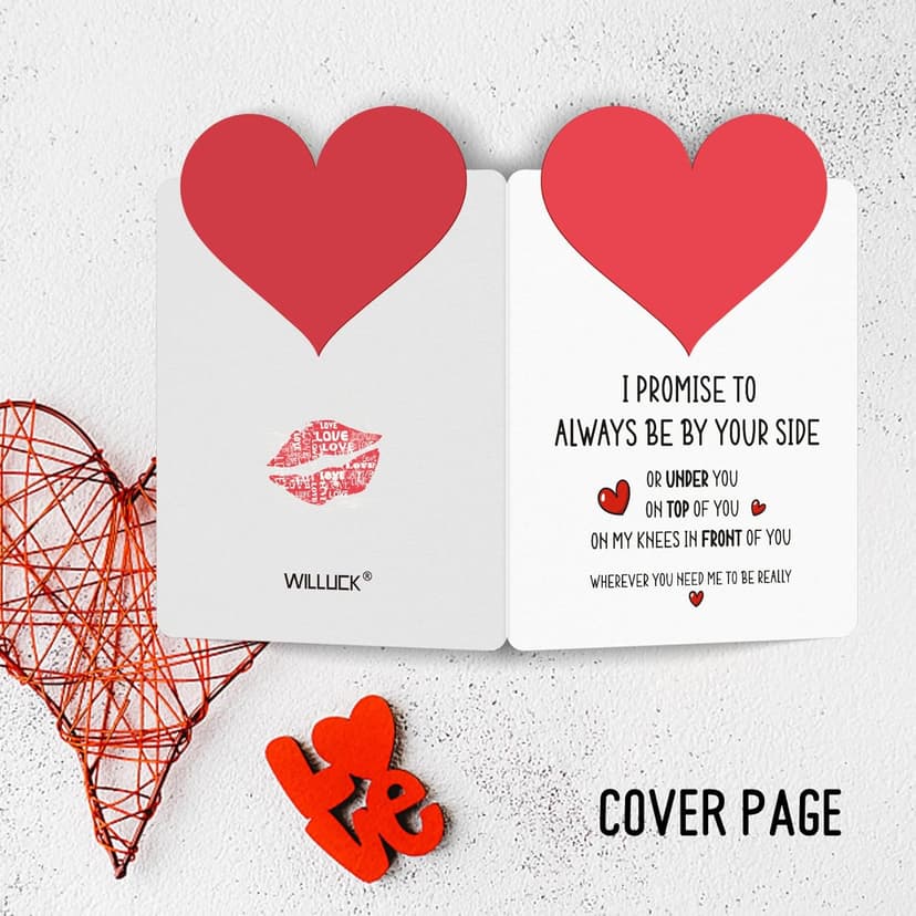 Valentines Day Card Gifts for Him Husband Boyfriend - Mens Valentine's Gifts, Funny Valentines Day Card - Anniversary Naughty Gift for Men - Valentine's Gift for Him, Husband