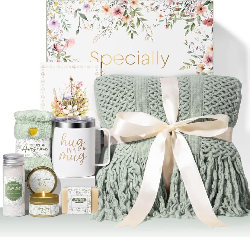 Self Care Gifts for Women Get Well Soon Gifts, Birthday Gifts for Women Care Package, Sympathy Gift Baskets Spa Gifts Thinking of You Inspirational Mothers Day Gifts for Mom Her Wife Friend Grandma