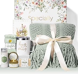Self Care Gifts for Women Get Well Soon Gifts, Birthday Gifts for Women Care Package, Sympathy Gift Baskets Spa Gifts Thinking of You Inspirational Mothers Day Gifts for Mom Her Wife Friend Grandma