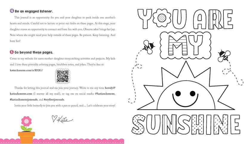 My First Mom and Daughter Journal: An activity book for girls and moms together