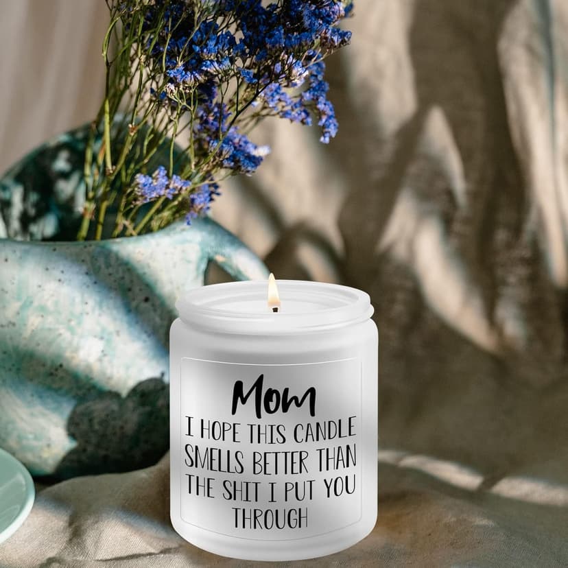Gifts for Mom from Daughter Son, Mothers Day Birthday Christmas Thanksgiving Gifts for Mom,Stepmother Adoptive Mother, Lavender Scented Candle