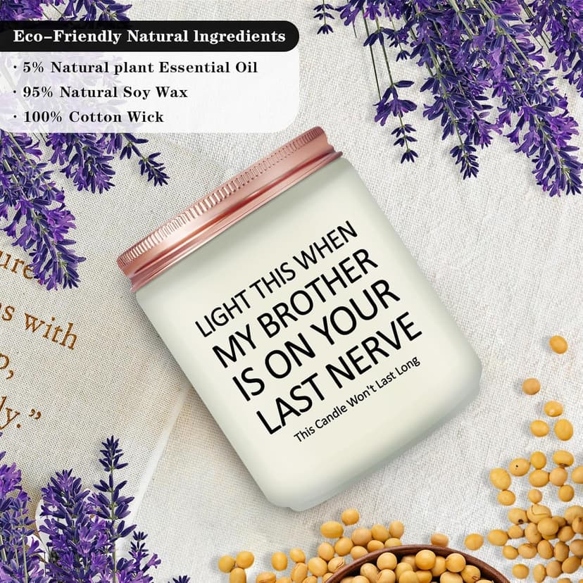 Sister in Law Gifts - Christmas, Birthday, Mother's Day, Wedding Gifts for Sister in Law - Lavender Scented Candles