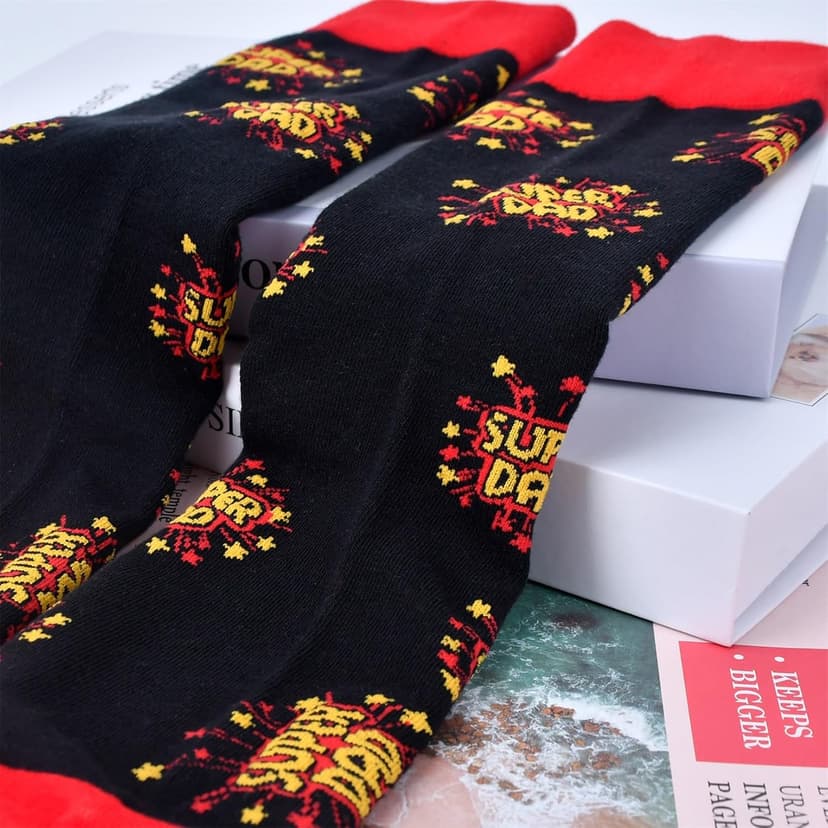 Birthday Gifts for Dad,Fathers Day Dad Gifts from Daughter Son Kids Wife,Funny Socks Christmas Gifts,Stocking Stuffers