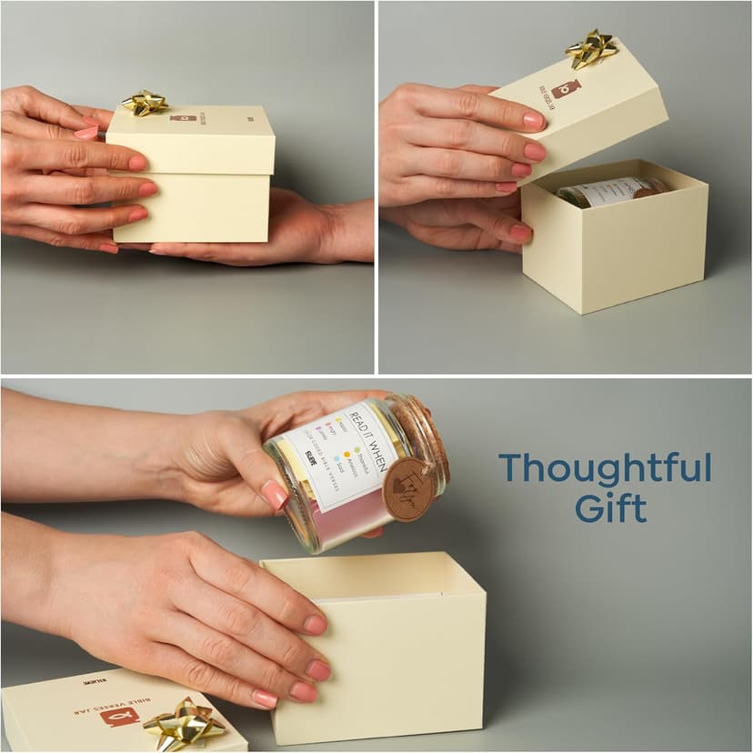 BLIEVE- Bible Verse Jar, Read Me When Bible Verses Jar For Daily Encouragement, Inspirational Prayer & Reflection, Christian Gifts For Women and Men, Religious Graduation Gifts For Her, Gift For Mom