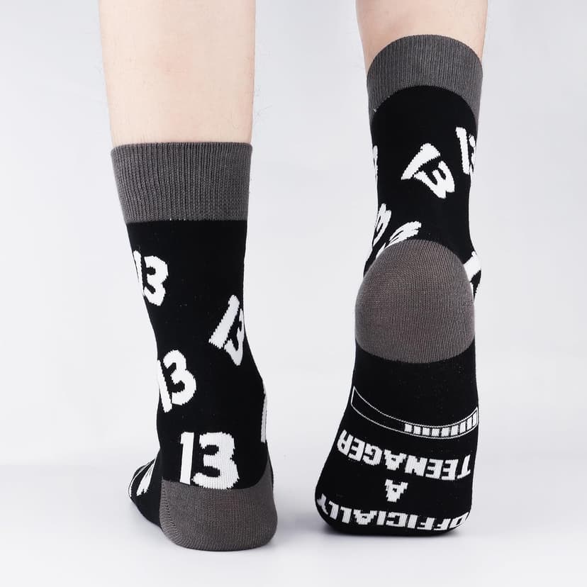 Belloxis Fun Novelty Socks for Men & Boys - Cotton Comfort Stocking Birthday Gift for Him, Dad, Son, Brother