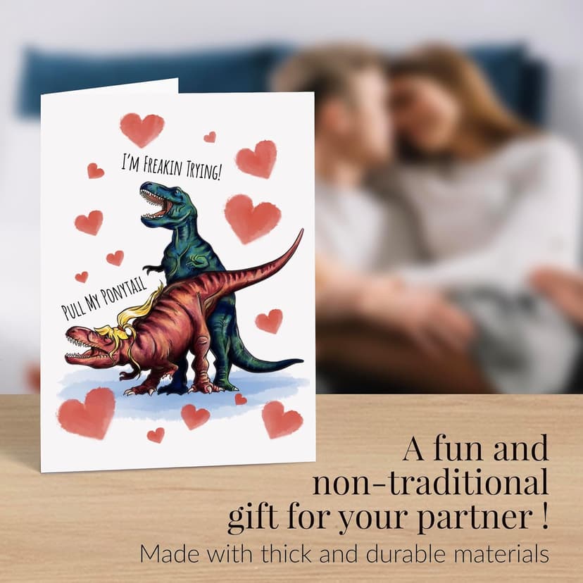 GIFTING GIGGLES Funny Romantic Greeting Card for Him or Her | Great Naughty Gift for Happy Birthday, bday, Anniversary or Valentine's Day | from Wife, Husband, boyfriend, bf, gf or Girlfriend
