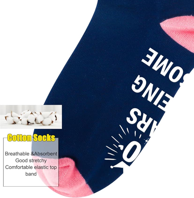 Belloxis 30th 40th 50th 60th 70th Birthday Gifts for Her 50th Birthday gifts for women Grip Crew Socks