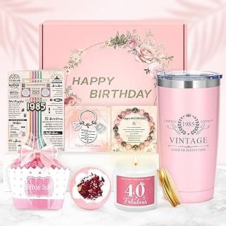 40th Birthday Gifts Women 40 Year Old Birthday Gifts for Women 40th Female Birthday Gift Ideas 40 Year Old Gifts for Woman 40 and Fabulous Gifts for Woman Sister Wife