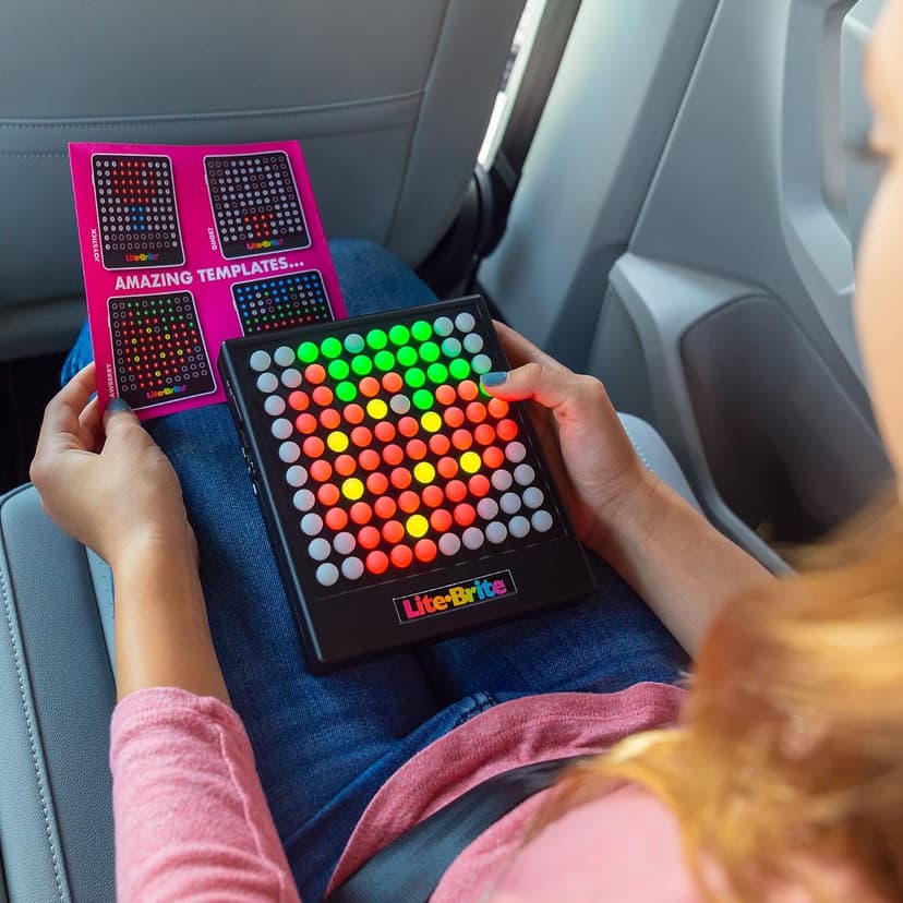 Lite-Brite Touch - Create, Play and Animate - Light Up Portable Stem Sensory Learning Toy, Creative Art Stem Toy for Girls, Boys, Unisex, Toddler, Holiday, Birthday, Gift, Ages 6+