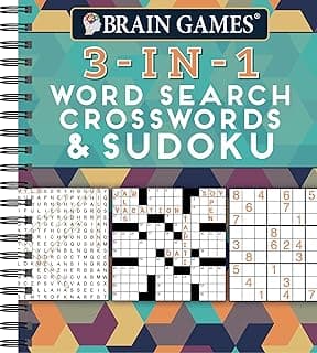 Brain Games - 3-In-1: Word Search, Crosswords & Sudoku (256 Pages)