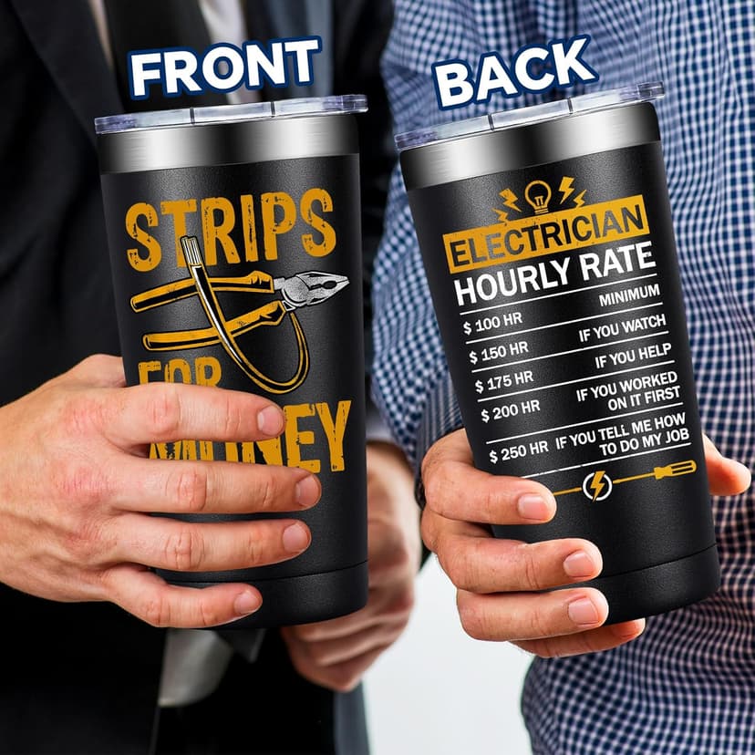 SpenMeta Christmas Tech Gifts for Men - Cool Technical Support Gifts for IT Techies Guys, Geek, Programmer - I'm My Family's Unpaid Tech Support Tumbler Cup 20oz