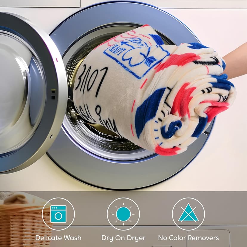 Joiedomi Birthday Gifts for Mom Soft Flannel Mom Blanket for Women Wife Grandma Mothers Day Anniversary Present from Daughter Son 50" x 60" Ivory White