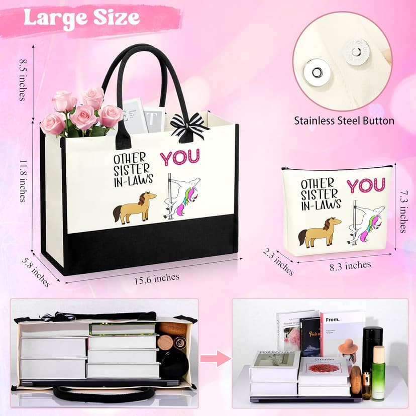 Sister In Law Birthday Christmas Gifts Funny Gifts for Sister In Law Birthday Christmas Wedding Gift For Sisters White Elephant Gift for Women Stocking Stuffers for Woman