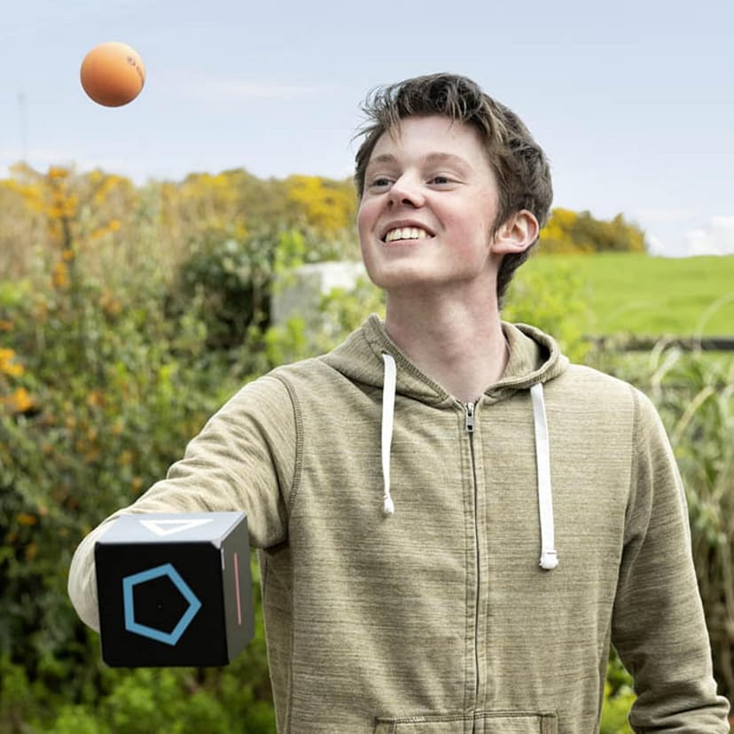 KOMBOID Ball Bouncing Skill Game for Teenagers and Adults. 12+ Years Old. Cube X 1, Single Cube, 2 Balls.