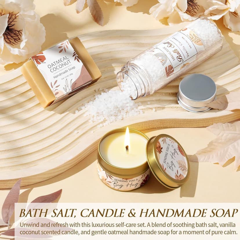 Self Care Gifts Get Well Soon Gift Baskets for Women, Christmas Birthday Gifts for Women Care Package, Unique Sympathy Gift Baskets Spa Thinking of You Gifts Set for Mom Best Friend Sister Wife Her