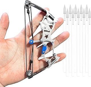 TIETHEKNOT Archery Bow Set Left and Right Hand Compound Bow Hunting Bow Metal Material Catapult RH/LH for Practice Archery