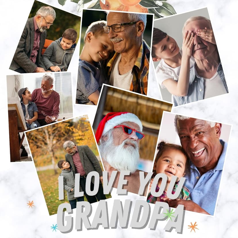 Onebttl Grandpa Gifts, Grandpa Fuel Color Changing Coffee Mug with Fueling Nozzle Handle, Gifts for Grandpa, 13.5oz/400ml Funny Ceramic Mug for Christmas, Father's Day