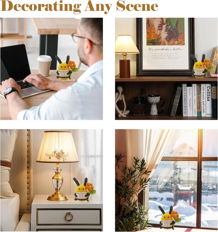 Coworker Leaving Gifts for Women Men, Going Away Gifts, Gift for Farewell Retirement Goodbye, Appreciation Gift for Leaving Coworker Friend Neighbor Teammate, Positive Bee with Card (Upgraded Version)