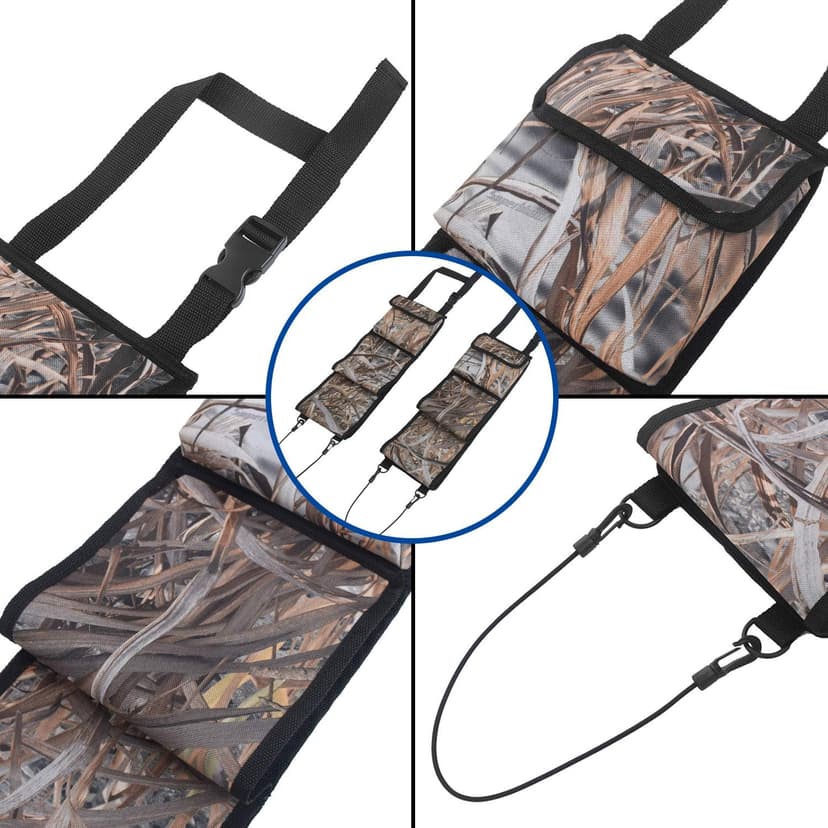MYDAYS Seat Back Gun Rack, Gun Sling Bag, Camo Front Seat Gun Organizer Holder for Hunting Rifles/Shotguns