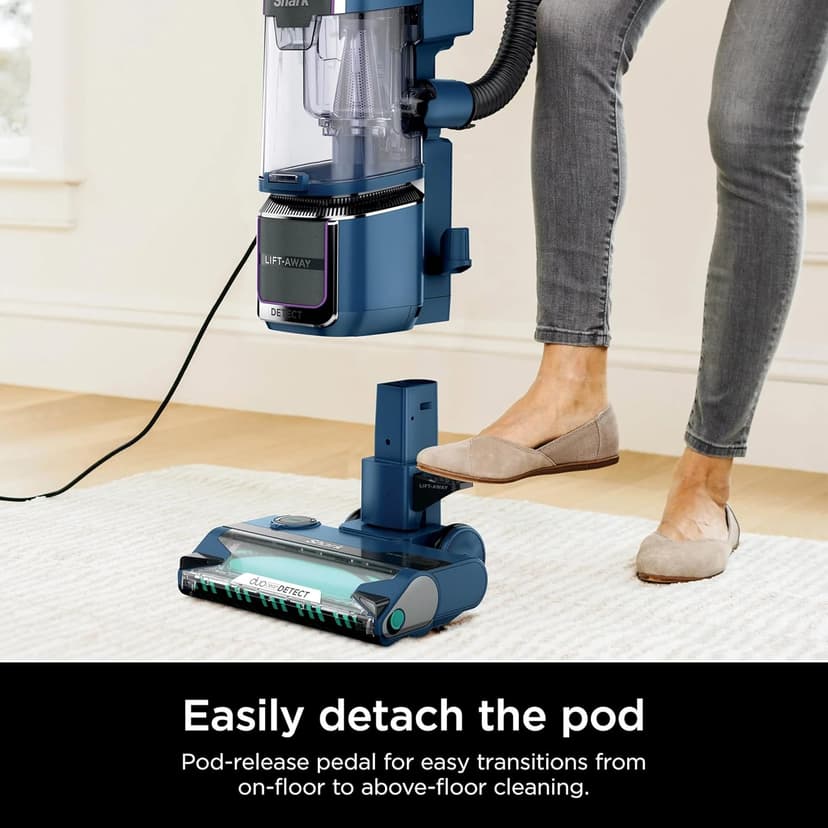 Shark Detect Performance Lift-Away Advanced Upright Vacuum with DuoClean, Odor Neutralizer Technology, Anti-Allergen Technology, Direction Detect, LED Headlights, 3 Cleaning Tools (Renewed)